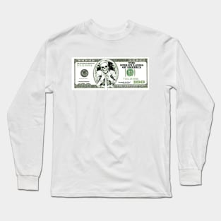 sarcastic 100 dollars bill Long Sleeve T-Shirt